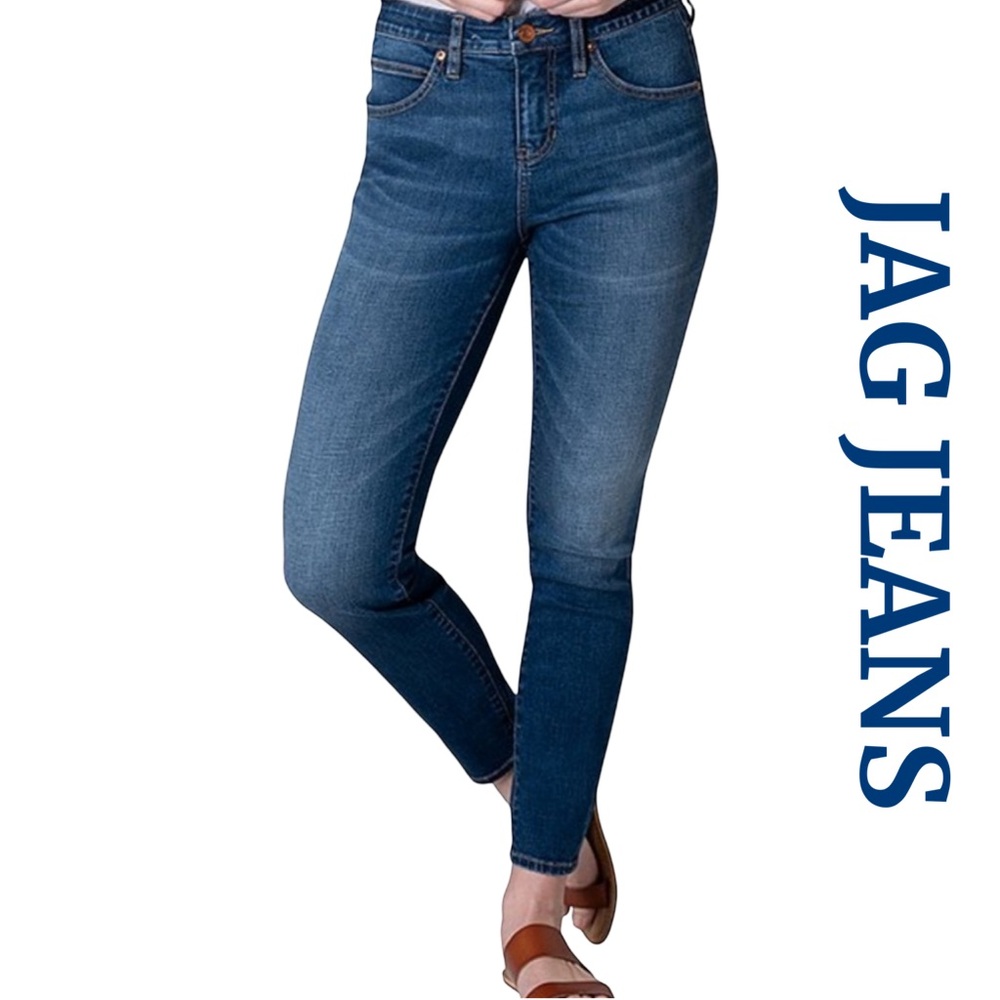 JAG Mid Rise Slim Ankle Jeans Size 8